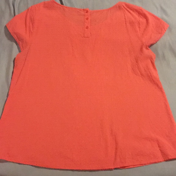Loft coral/orange top - Picture 4 of 6